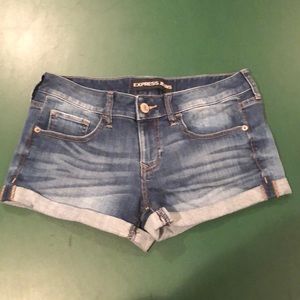 Express jean shorts